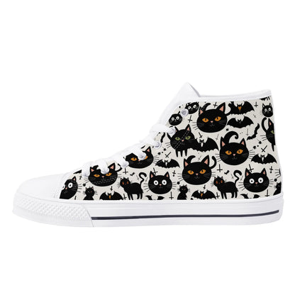 Womens Rubber High Top Crazy Cat Canvas Shoes DeRose Seasonal