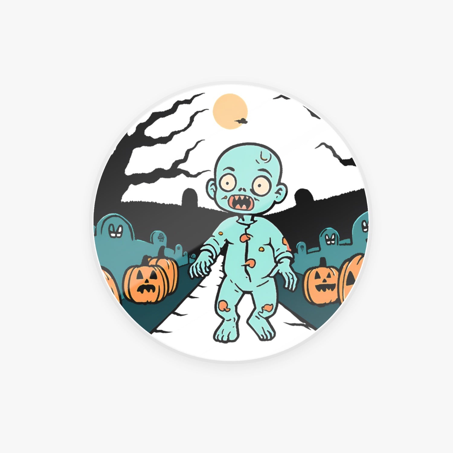 Zombie Baby Walker - Acrylic Phone Airbag Holder - Circle pop socket DeRose Seasonal