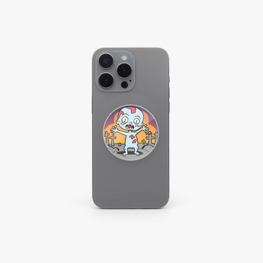 Zombie baby Acrylic Phone Airbag Holder - Circle - pop socket DeRose Seasonal